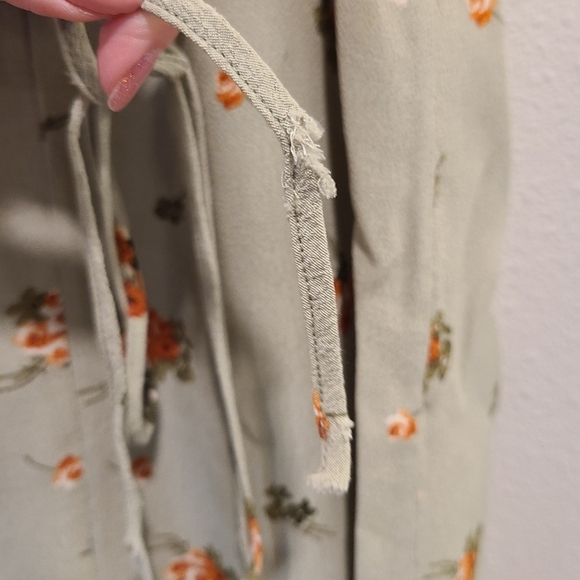 Rouje Gabinette Bouquet Romantique Tilleul Floral Wrap Dress - Picture 12 of 13